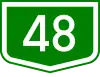 Main road 48 shield