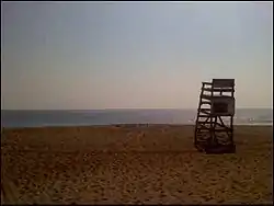 Kill Devil Hills beach guard tower, north of the Wright Memorial