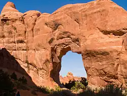 View of the arch