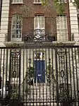 Forecourt Railings Piers to Gate to Number 5 Cheyne Walk