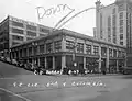 County assessor image taken at Third Avenue and Columbia Street, looking at what is now the Pacific Building, October 22, 1937.