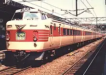 781 series EMU in original JNR livery, 1986