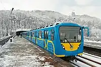 A type 81-540.3К train at Dnipro station