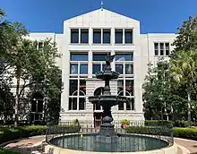 The facade of the court named after Judge Waring