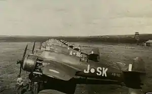 No. 93 Squadron Beaufighter aircraft at Kingaroy, Queensland, in 1945