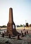 An old earth fort and a cemetery. (A stone monument in memory of the siege victims was erected in the adjoining cemetery.) This old earthwork or fort is situated a few hundred metres south of the Potchefstroom railway station. Its origin is a mystery, for when it became of historical importance during the First Transvaal War of Independence, it was already old.
In 1877 Great Type of site: Fort, Cemetery.