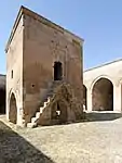 The mosque, seen from its entrance side