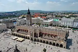 Skyline of Kraków