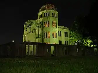 Genbaku Dome at night