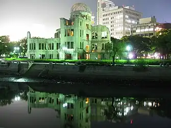 Genbaku Dome at night