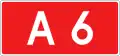 Autostrada A6 shield}}