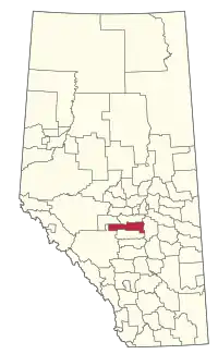 Location within Alberta