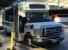 AC Transit bus #3403 waiting at the Transbay Temporary Terminal in San Francisco during the Labor Day 2015 BART Transbay Tube closure.