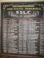 The Roll of Honour the Veledictorians from the first SSC batch starting 1946-47.