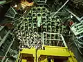 Control rod mechanism on the bottom of the reactor pressure vessel of the Zwentendorf Nuclear Power Plant