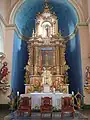 Main altar of the Sanctuary of the Morenita Virgin