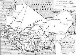 Map of Site of French West Africa and Dakar Naval Base