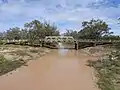 Birrie River old bridge, beside the Goodooga Brenda Road (2021).