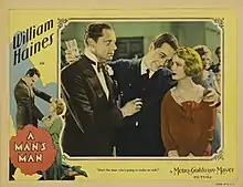 Several actors on a lobby card for the movie