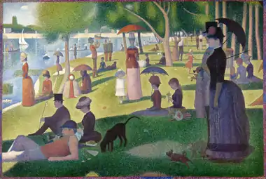 Georges Seurat, Sunday Afternoon on the Island of La Grande Jatte, 1884–1886, The Art Institute of Chicago