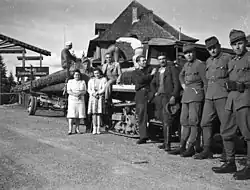 Hungarian-Soviet border at Uzhok pass, 1940