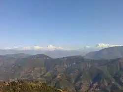 A view of Dhaulagiri from the Satpokharee valley