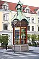 A historical kiosk in Aalborg's town centre