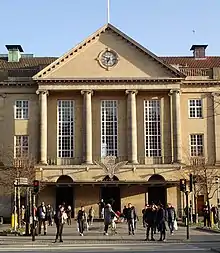 Aarhus Central Station in yellow brick