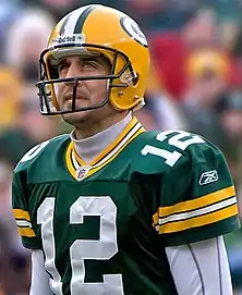 Rodgers in uniform