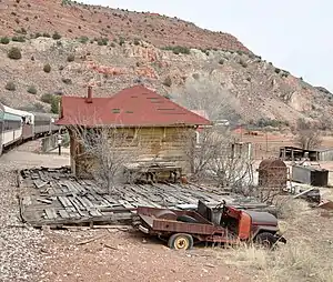 Abandoned train station