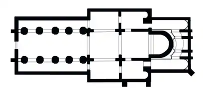 Abbey church plan.