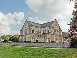 The abbey in Lachalade