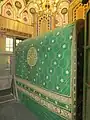 Cenotaph over Abraham's grave in his mosque at Hebron