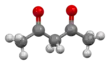 Ball-and-stick model of the keto tautomer