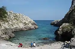 Acquaviva creek at Marina di Marittima