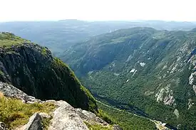 View from Acropole des Draveurs