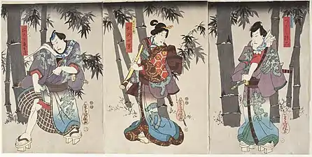 Tsukushi Jinroku by Utagawa Kuniteru