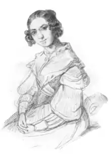 Adele Schopenhauer in 1841Portrait by Alexander von Sternberg