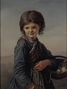 Girl with a Basket (1853), Museum of Grenoble