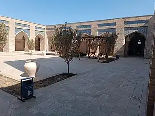 The courtyard of the mosque