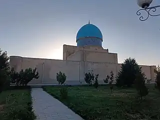 Rear view of Odina Mosque