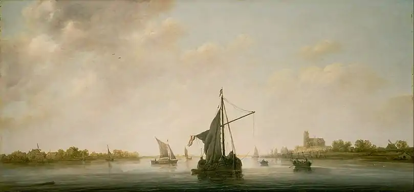 A View of the Maas at Dordrecht(about 1645–1646)J. Paul Getty Museum