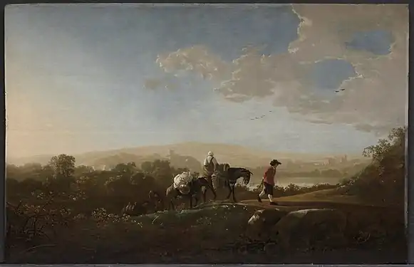 Travelers in Hilly Countryside (c. 1650), Cleveland Museum of Art