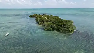 Coffee Caye from the south