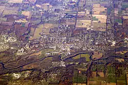 Aerial photo of Ionia taken November 2007