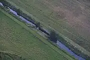 Aerial photograph of Willows Lock, Keddington