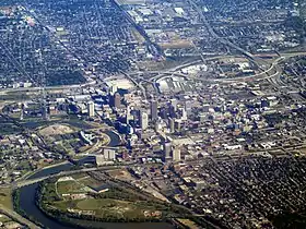 Downtown Columbus from the southwest in 2015