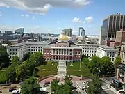 Additions to the Massachusetts State House, Boston, Massachusetts, 1914-17.