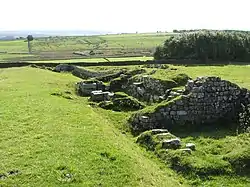 Remains of worked stones