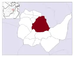 Location in Kabul Province